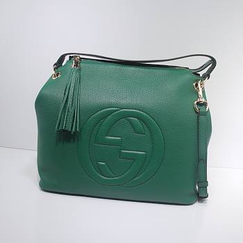 Gucci Soho leather hobo (emerald green leather) 408825 size 35cm
