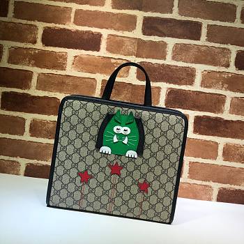 Gucci Children's tote bag with cat 64529 size 28cm