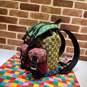 Gucci GG multicolour small backpack 658783 size 21cm - 5