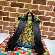 Gucci GG multicolour small backpack 658783 size 21cm - 4