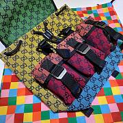 Gucci GG multicolour small backpack 658783 size 21cm - 3