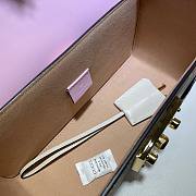 Gucci Les Pommes Padlock bag pink leather ‎603221 size 24cm - 6