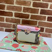 Gucci Les Pommes Padlock bag pink leather 409487 size 20cm - 6