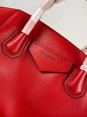 Givenchy medium Antigona soft bag in smooth light red leather BB50F2B11E-001 size 45cm - 4