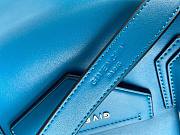 Givenchy medium Antigona soft bag in smooth blue leather BB50F2B11E-001 size 45cm - 3