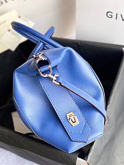 Givenchy small Antigona soft bag in smooth midnight blue leather BB50F3B0WD-662 size 30cm - 5