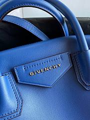 Givenchy small Antigona soft bag in smooth midnight blue leather BB50F3B0WD-662 size 30cm - 6