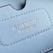 Givenchy small Antigona soft bag in smooth light blue leather BB50F3B0WD-662 size 30cm - 3