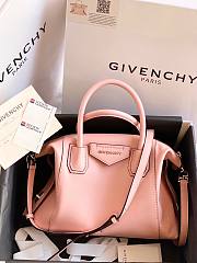 Givenchy small Antigona soft bag in smooth candypink leather BB50F3B0WD-662 size 30cm - 1