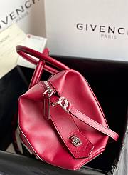 Givenchy small Antigona soft bag in smooth red leather BB50F3B0WD-662 size 30cm - 6