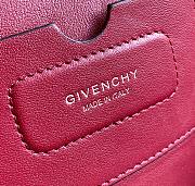 Givenchy small Antigona soft bag in smooth red leather BB50F3B0WD-662 size 30cm - 3