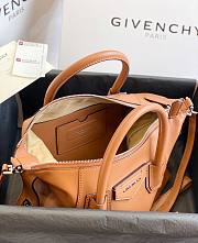 Givenchy small Antigona soft bag in smooth brown leather BB50F3B0WD-662 size 30cm - 3