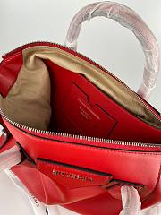 Givenchy small Antigona soft bag in smooth light red leather BB50F3B0WD-662 size 30cm - 4