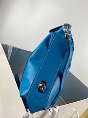 Givenchy small Antigona soft bag in smooth blue leather BB50F3B0WD-662 size 30cm - 6