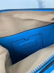 Givenchy small Antigona soft bag in smooth blue leather BB50F3B0WD-662 size 30cm - 3
