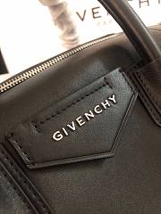 Givenchy small Antigona soft bag in smooth black leather BB50F3B0WD-662 size 30cm - 6