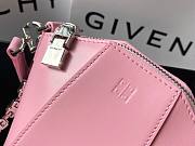 Givenchy mini Antigona vertical bag in box pink leather BBU01RB00D-540 size 20x10x8.5cm - 5