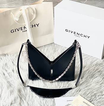 Givenchy small Cut-out bag in box black leather with chain BB50GTB00D size 27cm