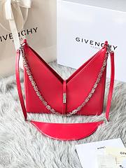 Givenchy small Cut-out bag in box red leather with chain BB50GTB00D size 27cm - 1