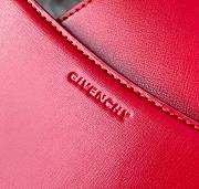 Givenchy small Cut-out bag in box red leather with chain BB50GTB00D size 27cm - 3