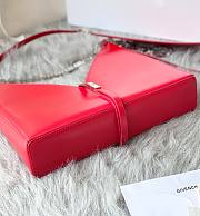 Givenchy small Cut-out bag in box red leather with chain BB50GTB00D size 27cm - 6