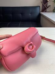 Coach | Pillow tabby pink leather shoulder bag C3880 size 18.5x10.5x6.5cm - 3