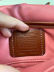 Coach | Pillow tabby pink leather shoulder bag C3880 size 18.5x10.5x6.5cm - 6