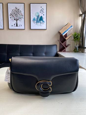 Coach | Pillow tabby black leather shoulder bag C0772 size 26cm