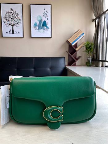 Coach | Pillow tabby green leather shoulder bag C0772 size 26cm