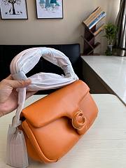 Coach | Pillow tabby candied orange leather shoulder bag C0772 size 26cm - 5