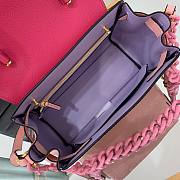 Versace LA Medusa medium handbag rose pink leather DBFI039 size 25cm - 5