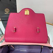 Versace LA Medusa medium handbag rose pink leather DBFI039 size 25cm - 4