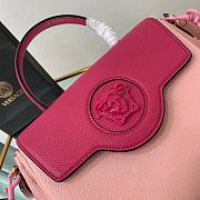 Versace LA Medusa medium handbag rose pink leather DBFI039 size 25cm - 6