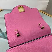 Versace LA Medusa small handbag pink leather DBFI040 size 20cm - 3