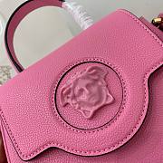Versace LA Medusa small handbag pink leather DBFI040 size 20cm - 2