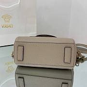 Versace LA Medusa small handbag beige leather DBFI040 size 20cm - 5
