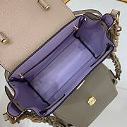 Versace LA Medusa small handbag beige leather DBFI040 size 20cm - 3