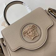 Versace LA Medusa small handbag beige leather DBFI040 size 20cm - 2