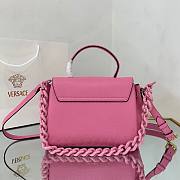Versace LA Medusa medium handbag pink leather DBFI039 size 25cm - 2