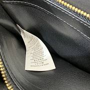 Versace LA Medusa medium handbag black leather gold chain DBFI039 size 25cm - 4