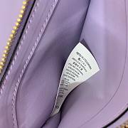 Versace LA Medusa medium handbag lilac leather DBFI039 size 25cm - 6