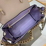 Versace LA Medusa medium handbag beige leather DBFI039 size 25cm - 2