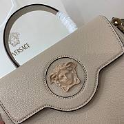 Versace LA Medusa medium handbag beige leather DBFI039 size 25cm - 3