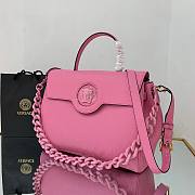 Versace LA Medusa large handbag pink leather DBFI039 size 35cm - 4