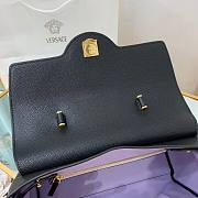 Versace LA Medusa large handbag black leather DBFI039 size 35cm - 6