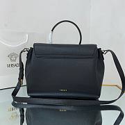Versace LA Medusa large handbag black leather DBFI039 size 35cm - 5