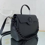 Versace LA Medusa large handbag black leather DBFI039 size 35cm - 4