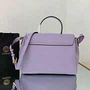 Versace LA Medusa large handbag lilac leather DBFI039 size 35cm - 6