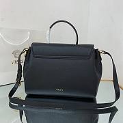 Versace LA Medusa large handbag black leather gold chain DBFI039 size 35cm - 6