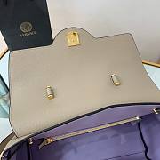 Versace LA Medusa large handbag beige leather DBFI039 size 35cm - 4
